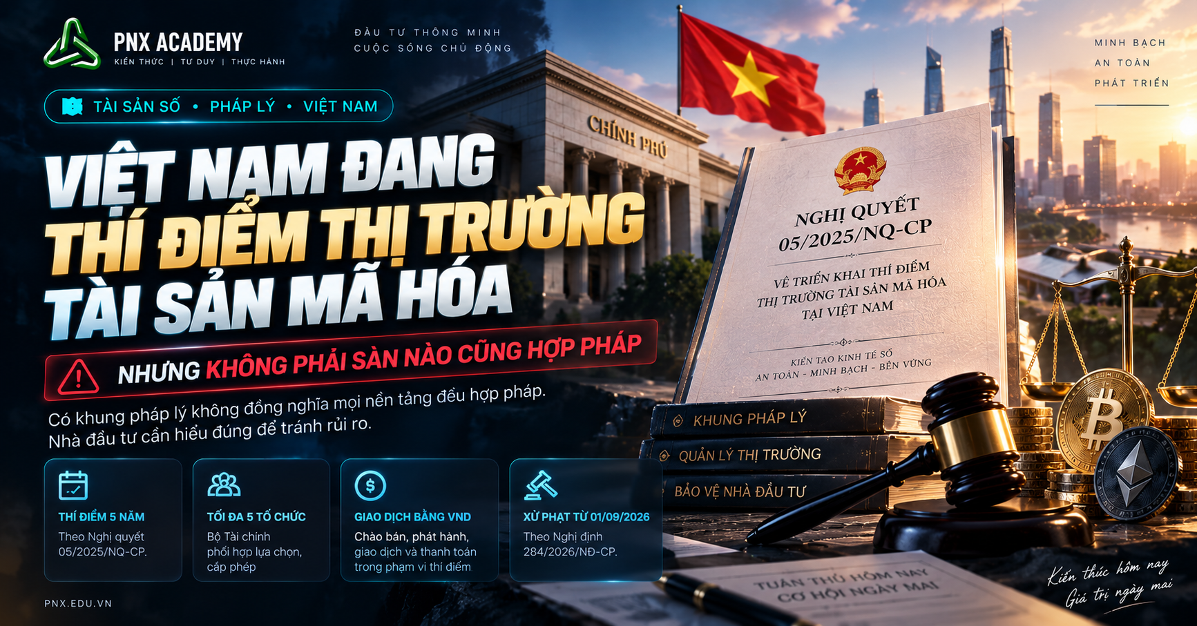 Việt Nam thí điểm thị trường tài sản mã hóa: Nhà đầu tư cần biết gì?
