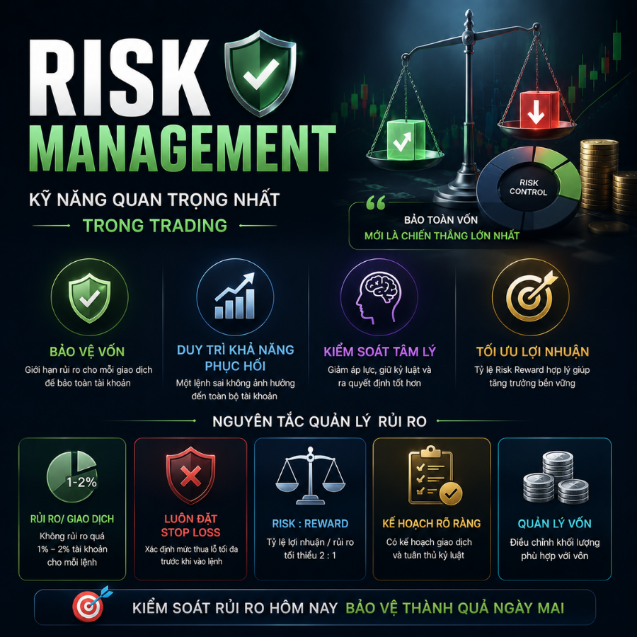 Risk Management Là Gì? Kỹ Năng Quan Trọng Nhất Trong Trading