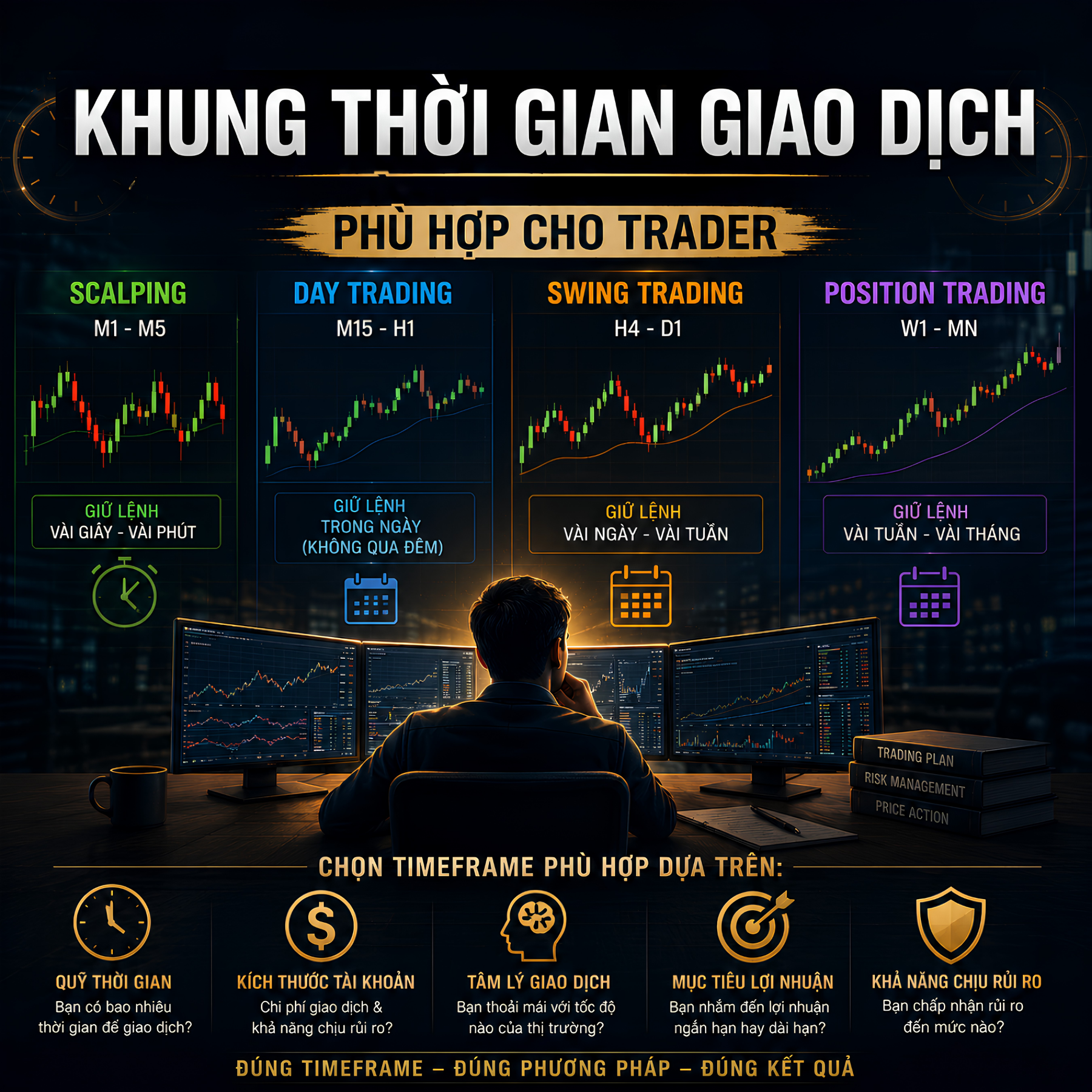Cách Chọn Khung Thời Gian Giao Dịch Phù Hợp Cho Trader