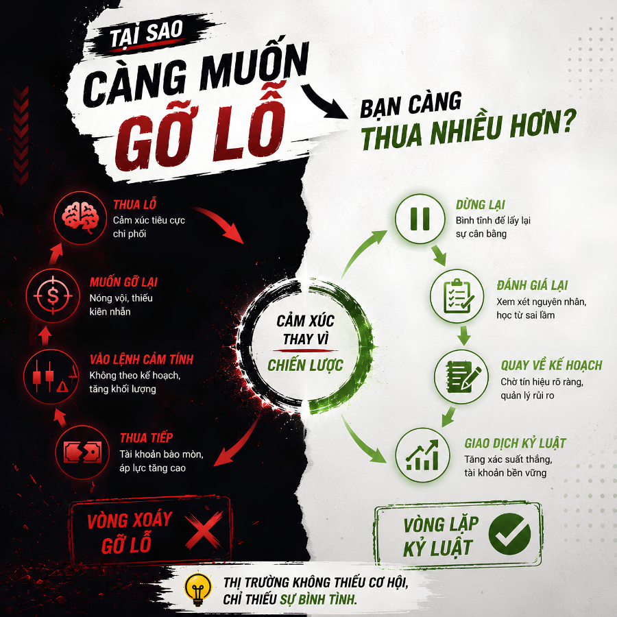 Tại Sao Càng Muốn Gỡ Lỗ Bạn Càng Thua Nhiều Hơn?
