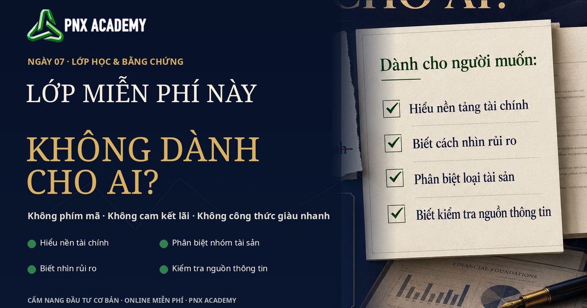 Lớp Đầu Tư Miễn Phí Học Gì Và Không Học Gì?