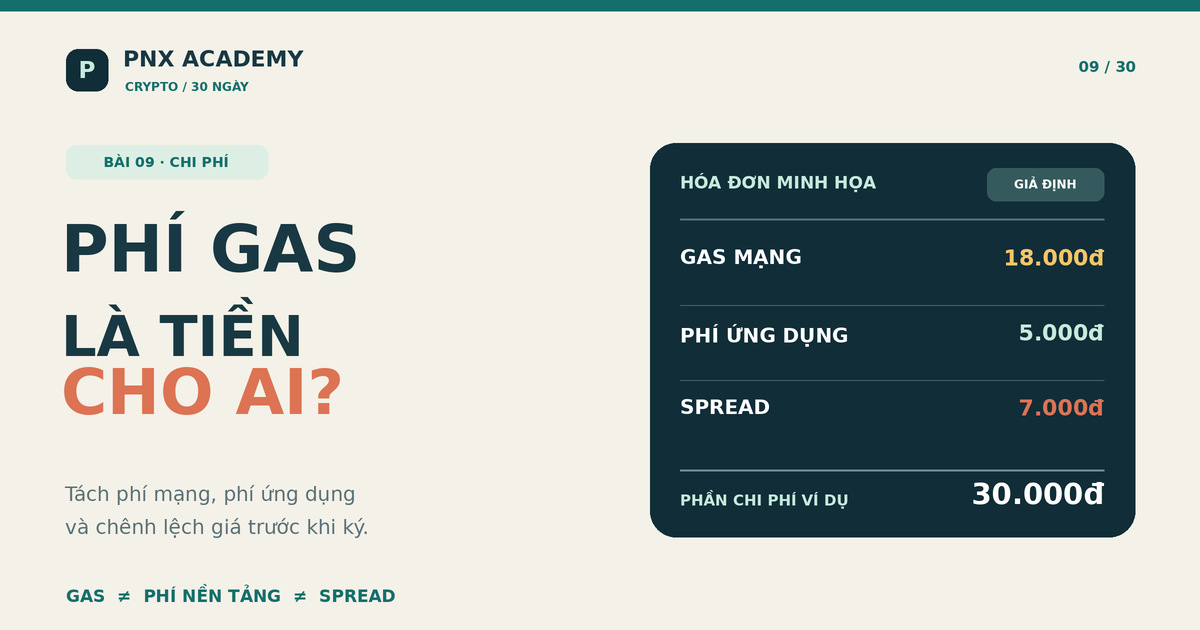 Phí gas crypto là gì? Cách đọc tổng chi phí