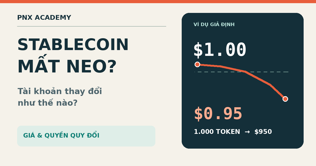 Stablecoin mất neo là gì? Rủi ro và cách kiểm tra