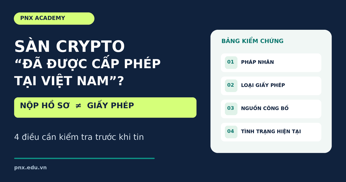 Sàn crypto được cấp phép tại Việt Nam? Cách kiểm tra