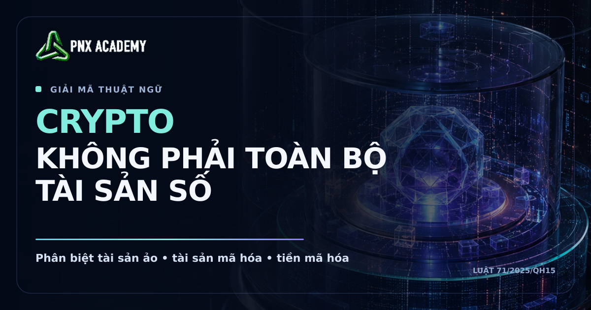 Tài sản số là gì? Phân biệt tài sản ảo và tài sản mã hóa