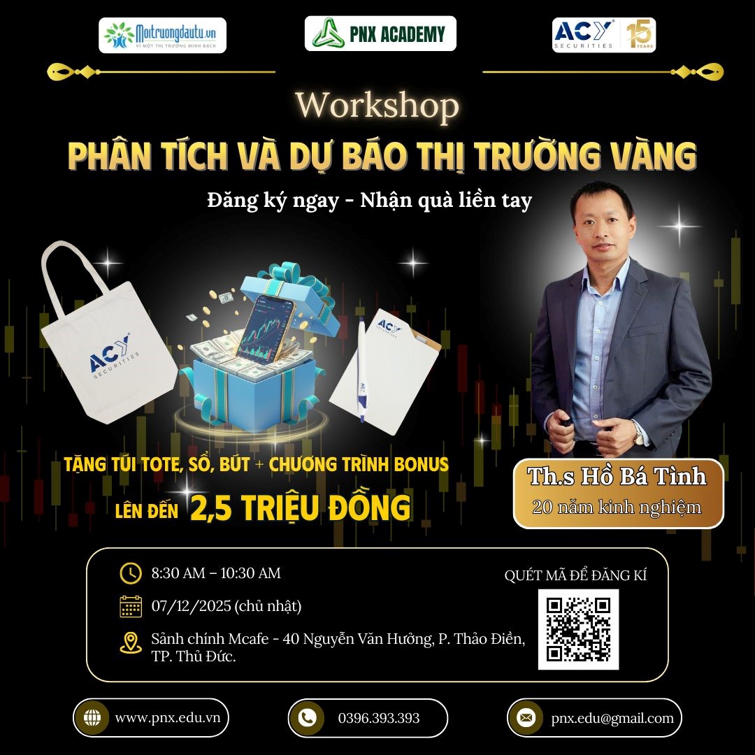 WORKSHOP: PHÂN TÍCH VÀ DỰ BÁO THỊ TRƯỜNG VÀNG 2026