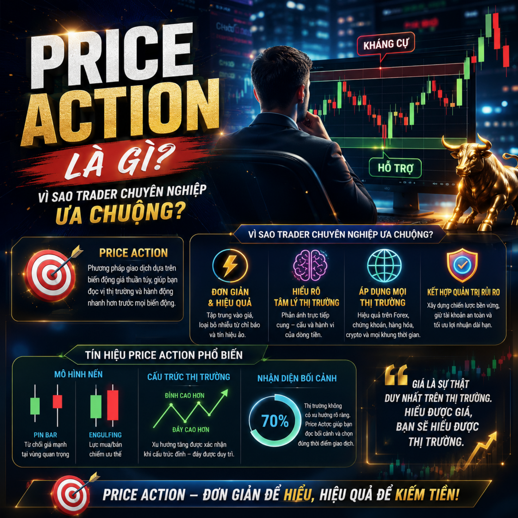 Price Action Là Gì? Vì Sao Trader Chuyên Nghiệp Ưa Chuộng?