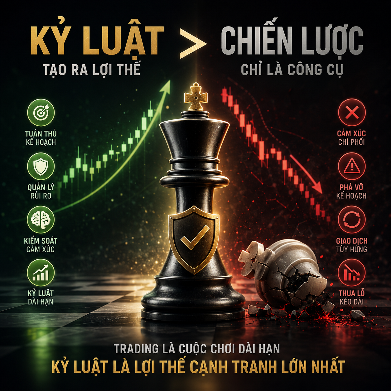 Vì Sao Kỷ Luật Quan Trọng Hơn Chiến Lược Trong Trading?