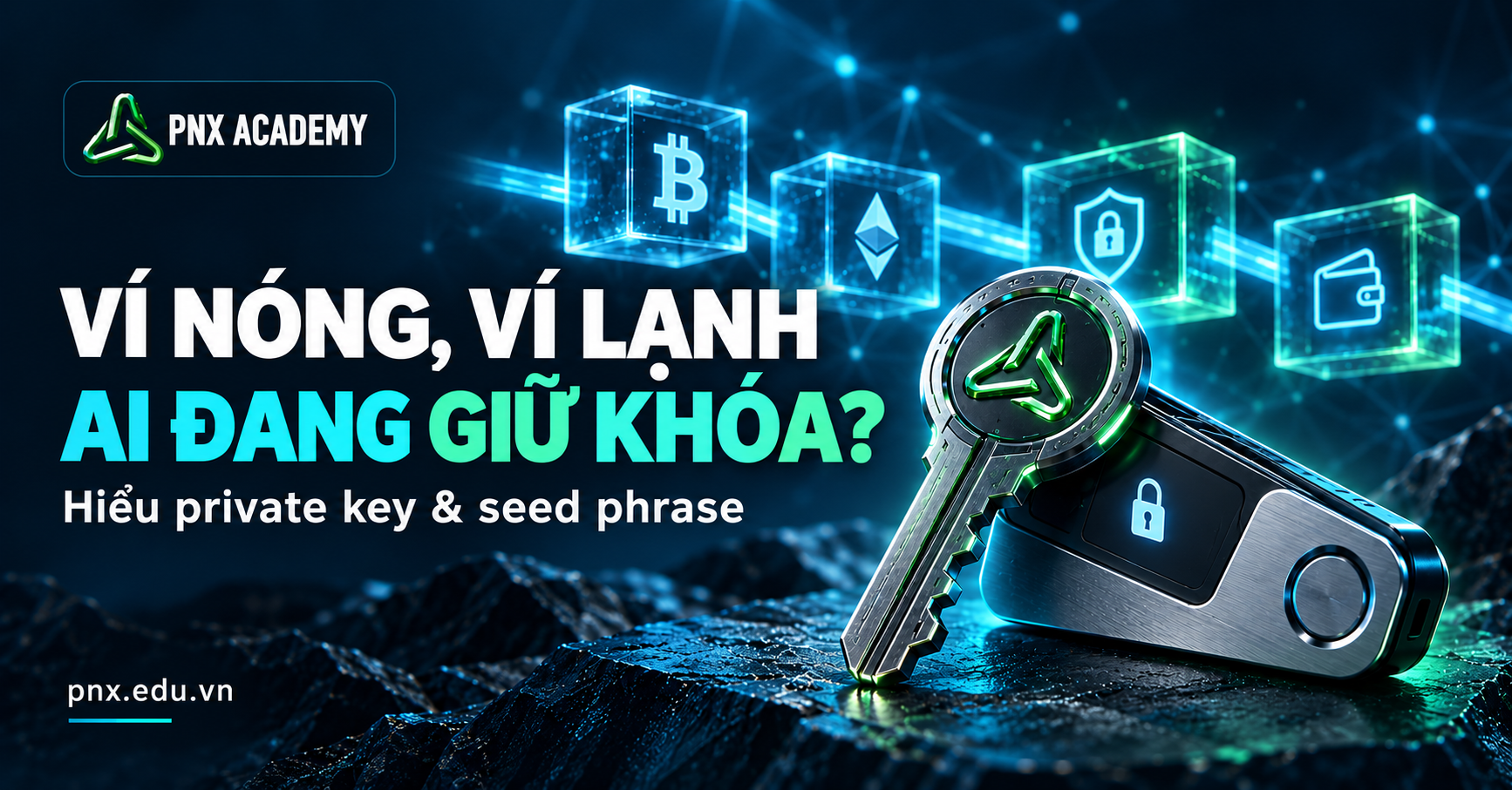 Ví crypto là gì? Ví nóng, ví lạnh và cách bảo vệ seed phrase