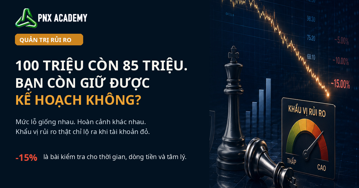 TÀI KHOẢN BỐC HƠI 15%: LÚC ĐÓ BẠN MỚI BIẾT MÌNH CHỊU ĐƯỢC RỦI RO ĐẾN ĐÂU