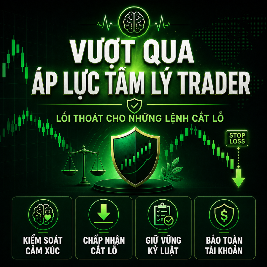 Vượt Qua Áp Lực Tâm Lý Trader: Lối Thoát Cho Những Lệnh Cắt Lỗ